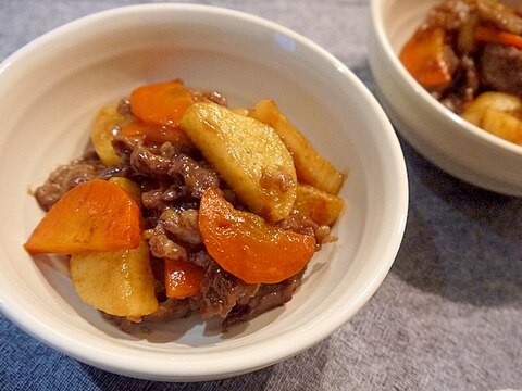 ごはんが進む♪牛肉と長芋のこってり炒め